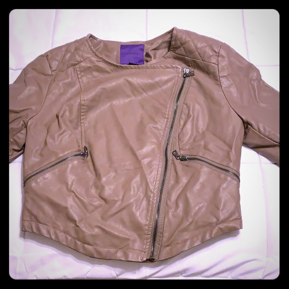 Forever 21 Short Faux Leather Jacket